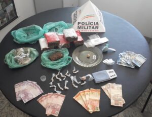 Barão: Polícia Militar prende pai, mãe e filho suspeitos de tráfico de drogas