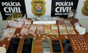 Casal suspeito de tráfico de drogas é preso pela Polícia Civil em Monte Belo