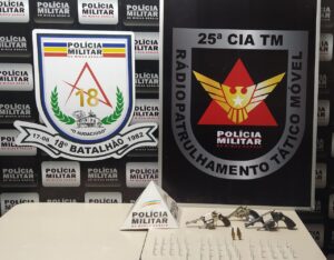 Menor de 16 anos é apreendido com drogas e arma de fogo em Contagem