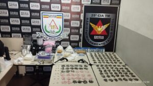 Polícia Militar desmonta laboratório de drogas
