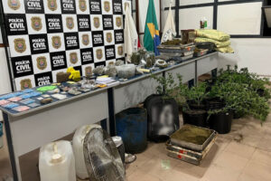 Polícia Civil desmonta laboratório de drogas e prende cinco pessoas em Juiz de Fora