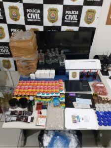 Três homens são presos em operação de combate a falsificação de suplementos em MG