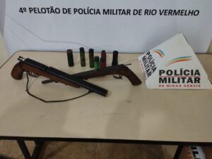 Bêbado, homem faz disparos com arma e acaba preso no interior de MG