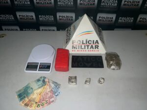 Polícia apreendeu droga com trio