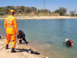 Homem morre afogado após entrar na lagoa Várzea das Flores, em Betim