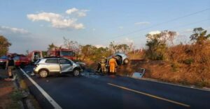 Acidente na BR-497 provoca morte de criança e deixa feridos em Uberlândia