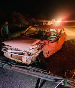 Idoso de 76 anos fica gravemente ferido em acidente na MG 223, no Triângulo