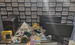 PM prende dois por roubo na Câmara Municipal de Aimorés