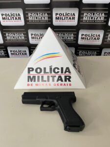 arma de fogo apreendida pela Polícia Militar