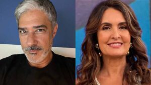 Fátima Bernardes encontra William Bonner na Globo e volta ao Jornal Nacional