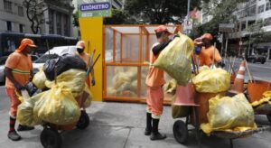 Lixômetro em BH juntou mais de 3 toneladas na Praça 7