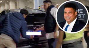 Ronaldo é flagrado tirando homem do porta-malas antes do jogo do Cruzeiro