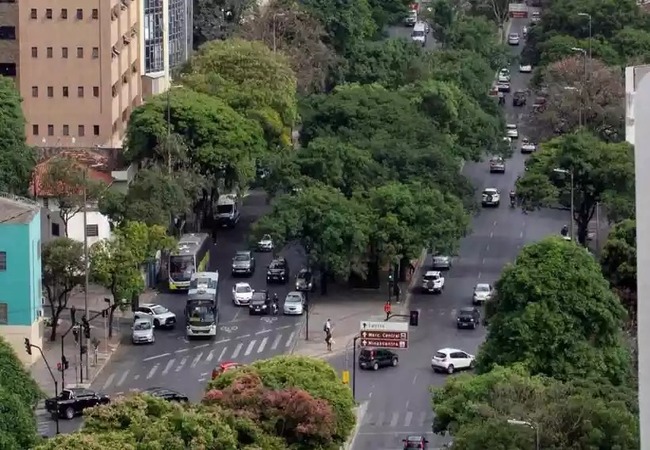 Avenida Afonso Pena, em BH, terá faixas exclusivas para ônibus e ciclovias