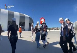 Torcedores do Atlético conheceram instações da Arena Mrv, que em breve será palco dos jogos do Galo