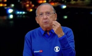 Galvão Bueno diz que ficou triste com vitória do Cruzeiro por torcer pra outro time