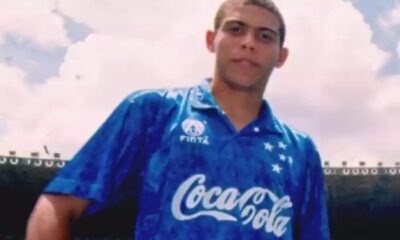 Ronaldo Fenômeno estreou pelo Cruzeiro no dia 25 de maio de 1993