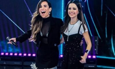 Wanessa Camargo e Sandy desmentiram rivalidade em programa ao vivo