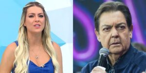 Faustão humilhou Renata Fan na Band e gerou revolta até na Globo