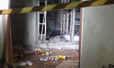 Casa de mulher suspeita por crime foi incendiada na Grande BH