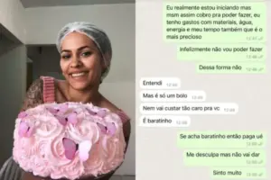 Confeiteira viraliza após se recusar a fazer bolo de graça para cliente