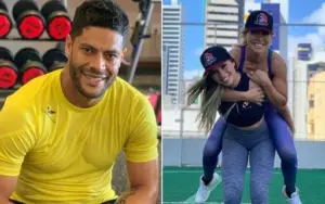 Ex-mulher de Hulk, do Atlético, é hospitalizada com rosto fraturado