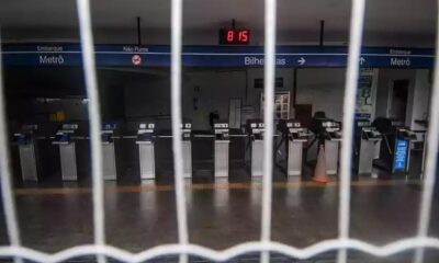 Metrô de BH fechou estações após apagão nacional nesta manhã