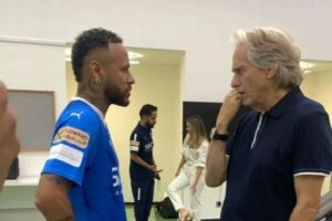 Neymar pede a cabeça de Jorge Jesus e demissão no Al-Hilal