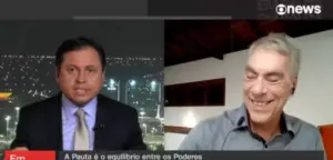Jornalistas da Globo entram em discussão e são interrompidos: “Você está rindo”
