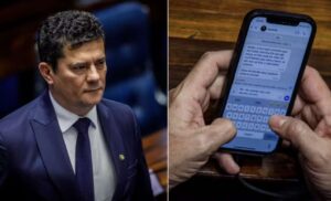 Vaza celular de Sérgio Moro falando de voto em Flávio Dino: “Vai ficar rodando”