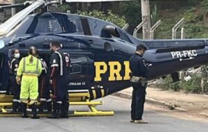 Comandante explica o que causou pouso forçado de helicóptero