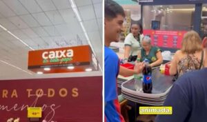 Supermercado cria “caixa lento” para clientes baterem papo