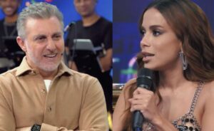 Anitta desmente Luciano Huck ao vivo na Globo: “Nunca saiu da minha boca”
