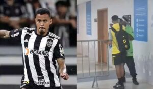 Ex-Atlético, Allan é barrado por segurança do Flamengo: veja o vídeo