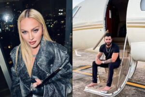 Madonna e Gusttavo Lima mesmo jatinho