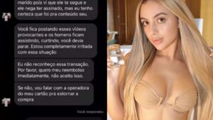 Modelo recebe pedido de reembolso de fotos pelada e surpreende