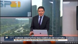 Alan Severiano quebra copo ao vivo na Globo e viraliza nas redes sociais