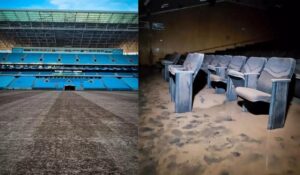 Grêmio mostra primeiras imagens do estádio sem água, após destruição