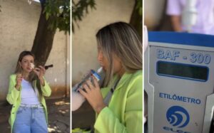 Detran publica vídeo de bafômetro dando positivo após comer pão