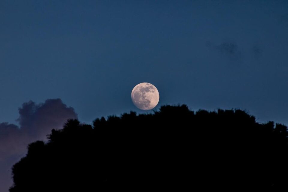 Imagem da Lua fotografada pela Nasa