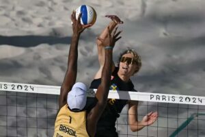 Dupla brasileira de vôlei masculina é eliminada das Olimpíadas 