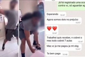 Personal quebra salão de cliente que não lhe pagou: “Tá bem pago”