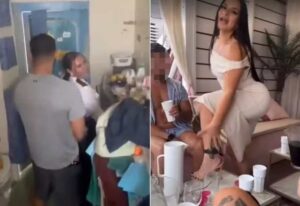 Brasileira presa por fazer sexo com preso exibe tornozeleira: “Bonitinha”