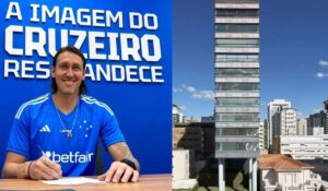 Cássio do Cruzeiro reforma apartamento de R$ 6 milhões na Savassi