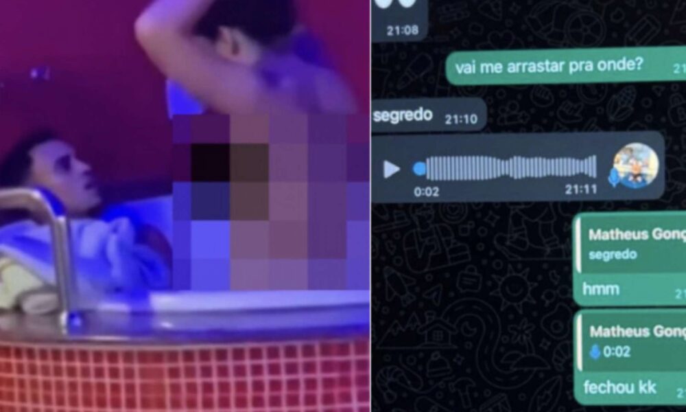 Jogador é flagrado no motel e implora pra amante tomar pílula