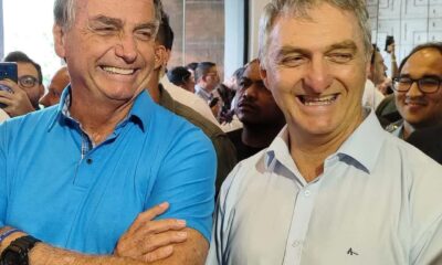 Renato obteve 29,82% dos votos, ficando em segundo lugar na disputa. O vencedor foi Samuel Moreira, do PSD (Reprodução/Instagram Renato Bolsonaro)