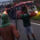 Mancha Verde atacou ônibus da Máfia Azul, na Rodovia Fernão Dias, próxima à cidade de Mairiporã-SP (Reprodução)