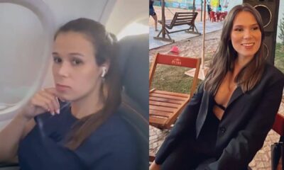 A bancária JenniferCastro publicou um vídeo em seu TikTok dizendo o quanto que fatura com publicidade depois do caso (Reprodução/Instagram)