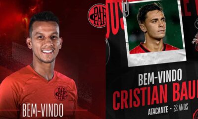 O clube mineiro revelou a chegada do meia uruguaio Joaquin Vergés e do atacante Cristian Bauer, além de um novo gerente de futebol, o ex-meia Henrique, campeão pelo Cruzeiro (Reprodução/Instagram)