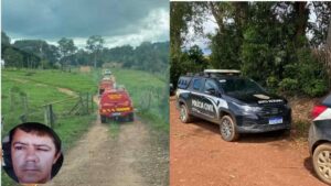 Helio Leite Simões, de 46 anos, foi assaltado e agredido por dois jovens durante uma corrida, antes de ser deixado em uma área de mata (Bombeiros/PMMG)