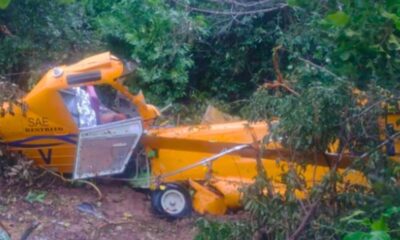 Queda de aeronave agrícola mata piloto em Minas Gerais